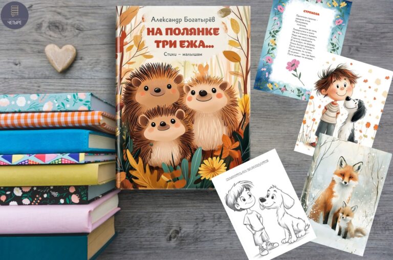 Книга А.Богатырёва «На полянке три ежа» скоро в продаже!